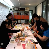Family Ceramic Painting Craft Workshop in Sydney
